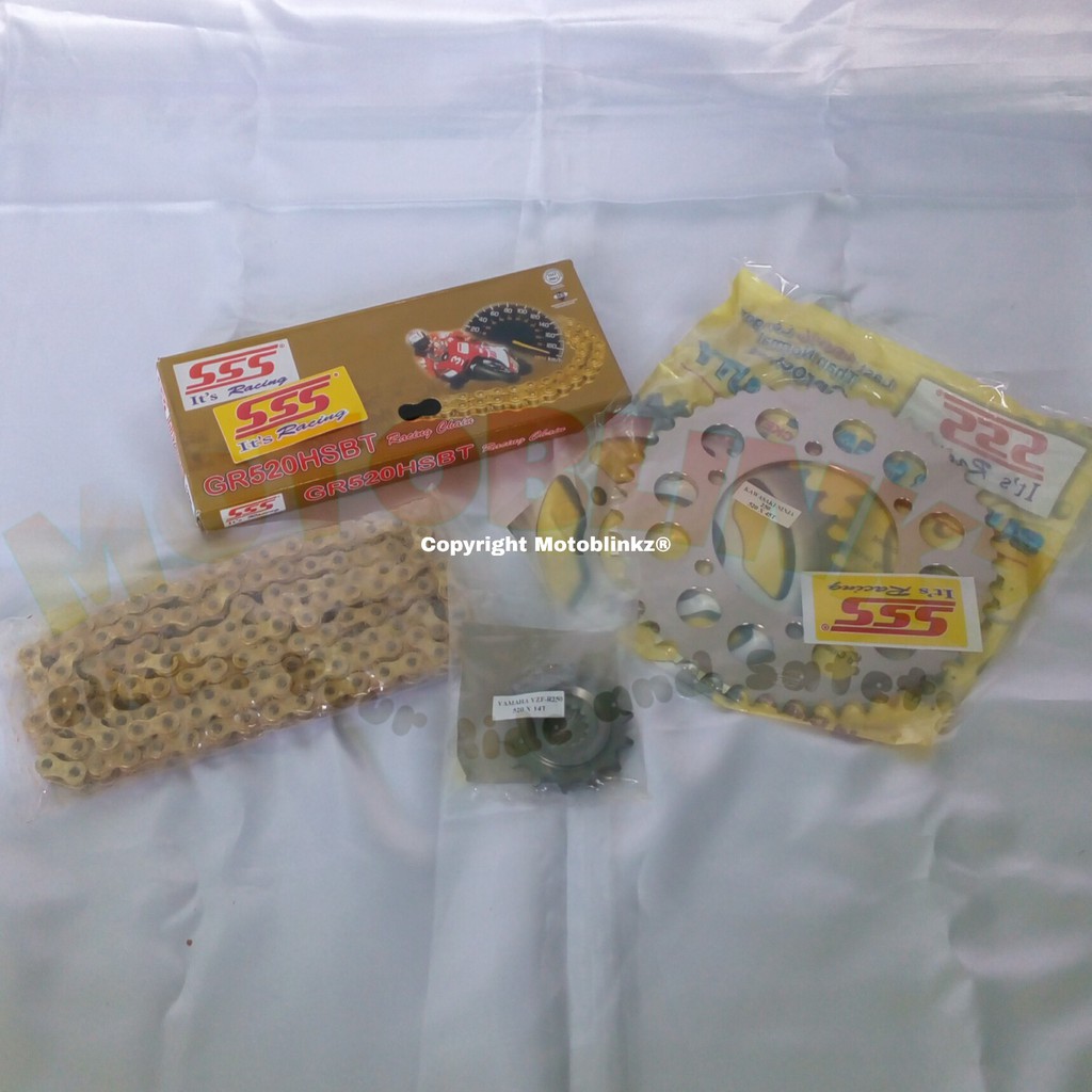 BEST PRODUCK!!!Gear Rantai Set Sss (Rantai Gear Depan Belakang Sss) R25,Mt25|R25|Mt25