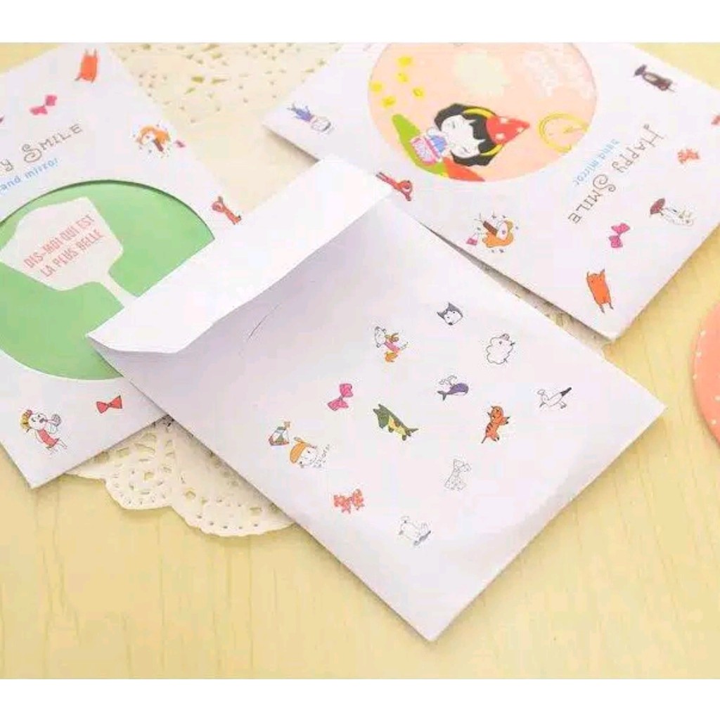 DILAPAKKU-CERMIN BULAT CERMIN RIAS CERMIN MAKE UP CERMIN KECIL CERMIN HIAS CERMIN MINI-6