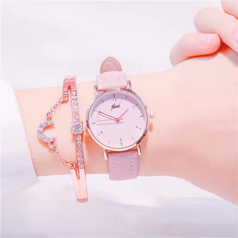 Jam Tangan Wanita Analog Quartz Casual Kekinian Fashion Import