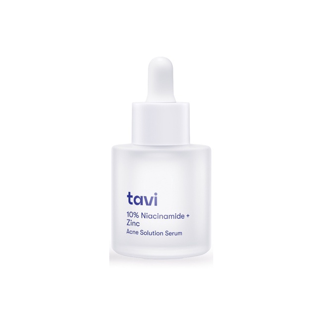 TAVI Niacinamide Acne Solution: 10% Niacinamide + Zinc Acne Solution Serum 30 ml