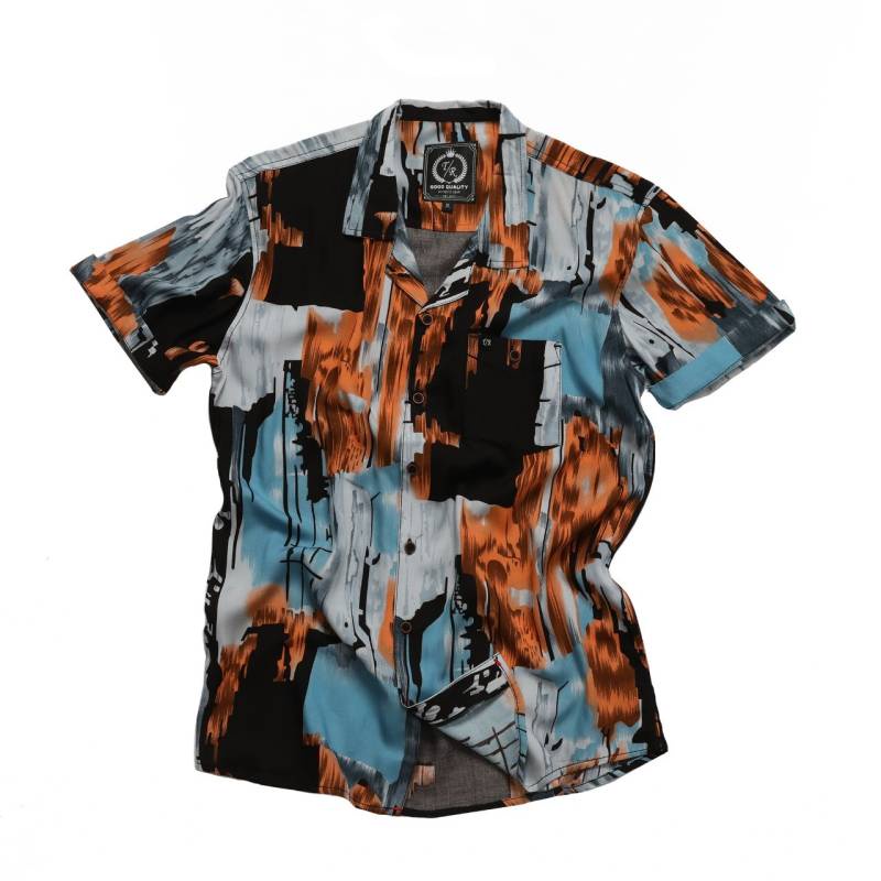 Kemeja Pria Lengan Pendek Motif Premium Quality