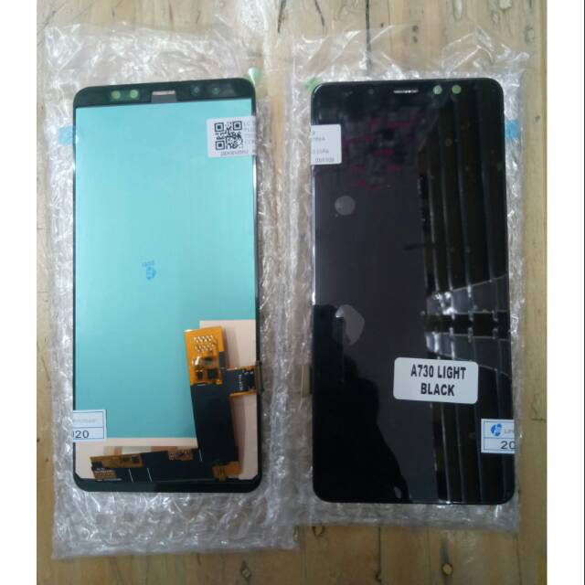 Lcd ts samsung a 8 plus a 730 contras lcd touchcsreen samsung galaxy a 730 a 8 plus kontras