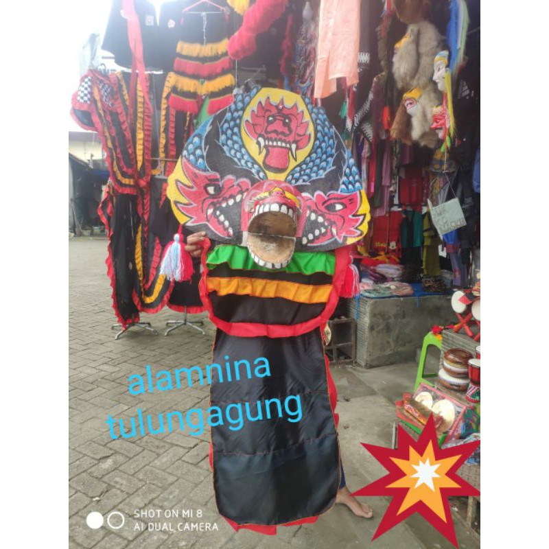 barongan spon dengan kemul dan gondel