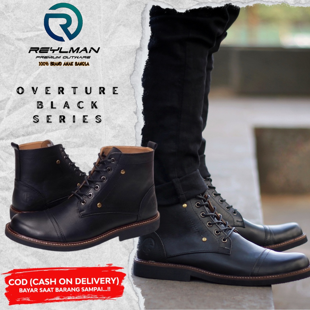 Sepatu Boots REYLMAN OVERTURE Black Series