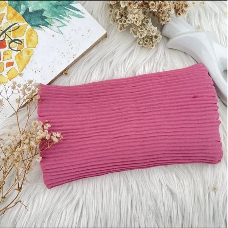 Jilbab pasmina plisket