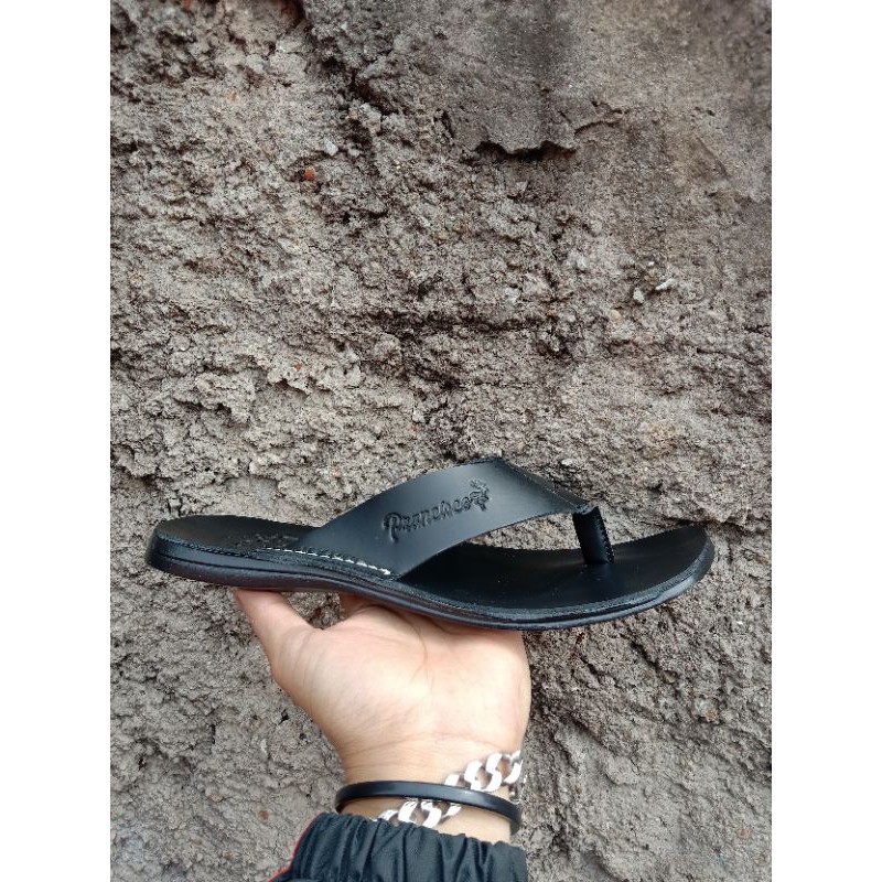 sandal pria sandal terbaru baha full kulit sandal japit sandal tarumpah