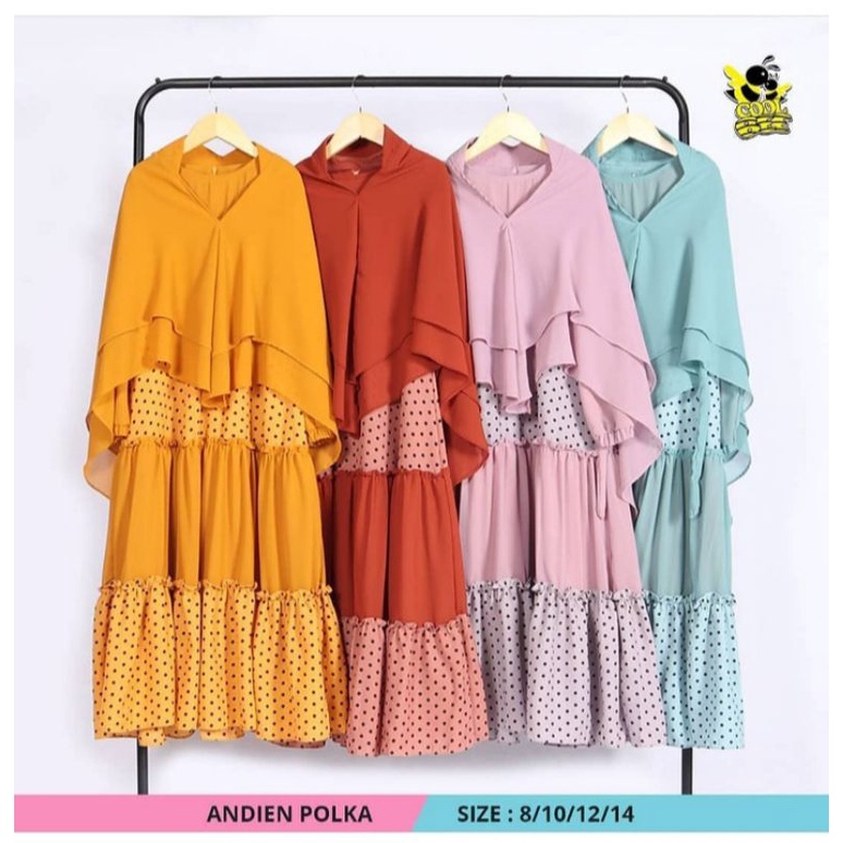 Gamis anak remaja tanggung 10-15 tahun by coolbee