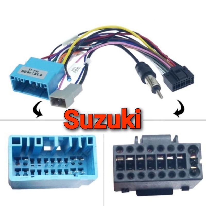 Kabel Soket PNP Head Unit Android SUZUKI ERTIGA atau SUZUKI UNIVERSAL