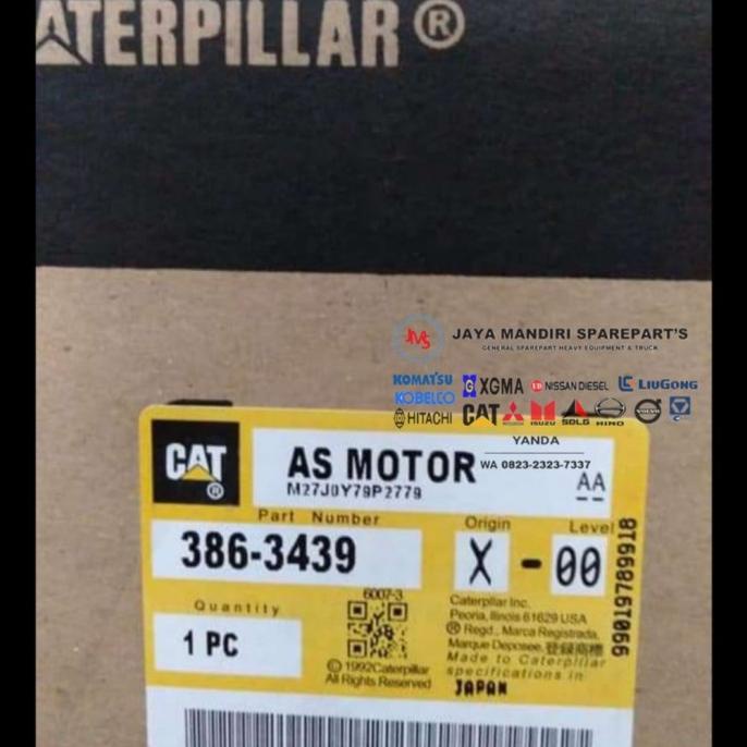 Motor gas 320D2 motor as governor 386-3439 3863439 oem cat