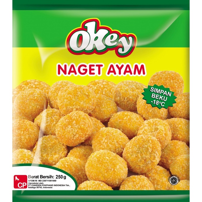 

Okey Naget Ayam 500gr - Chicken Nuget