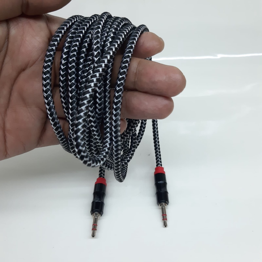 Kabel Audio 1.1 Kabel Tembaga Tebal Material Bahan Port STEEL Panjang 1.5 Meter Warna Random