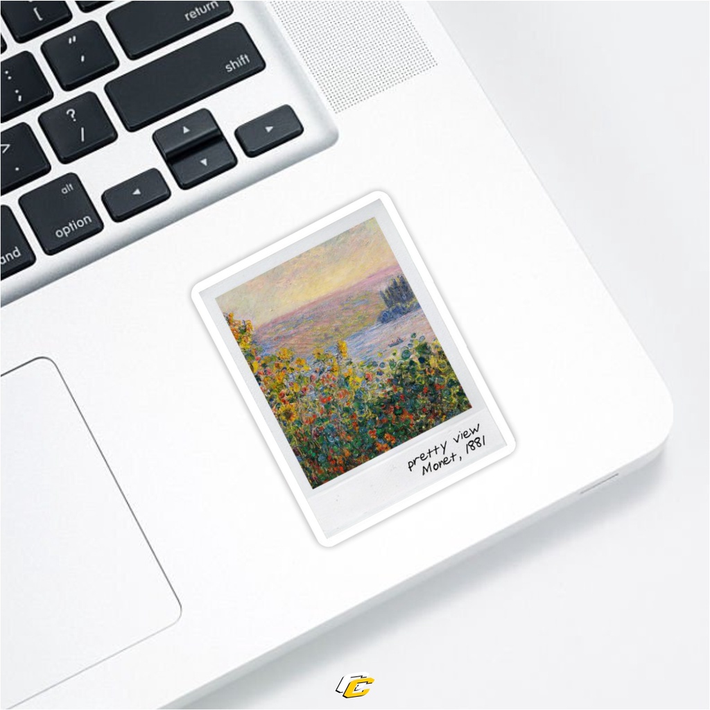 

MONET PRETTY VIEW STICKER | stiker laptop helm motor mobil universal