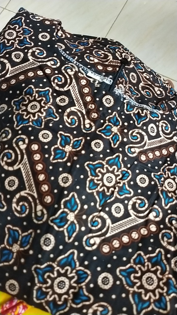 Tunic Batik Motif Mataram M L Xl Xxl