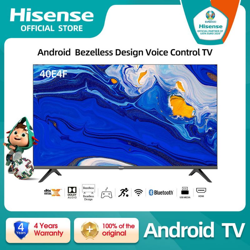 HISENSE Led Android Smart TV 40E4F