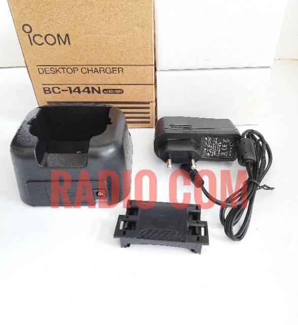 CHARGER HT ICOM V8 MURAH - ICOM BC 144N DEKSTOP CARGER BATTERY ICOM A24 ICOM V8 ICOM A6 ICOM BC144N