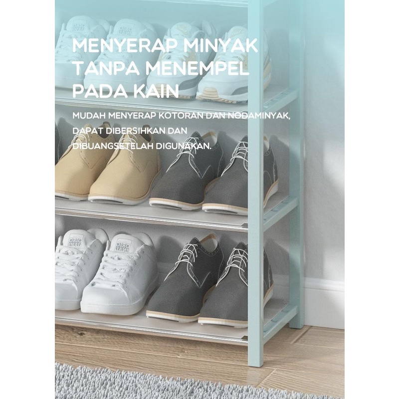 Rak Sepatu 5 Susun Anti Karat Shoe Rack Serbaguna SSR-002