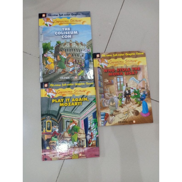 Geronimo Stilton full color graphic novels