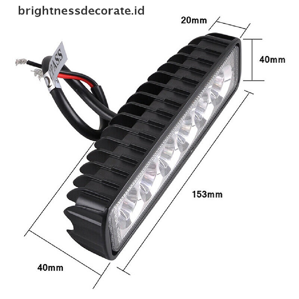 Lampu Sorot Led 18w 6 &quot;Untuk Mobil Suv Truk Offroad 4wd Ute