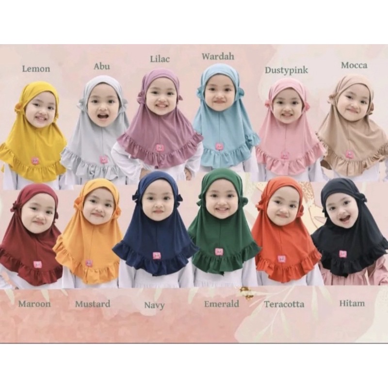 Jilbab Anak 1-3 Tahun