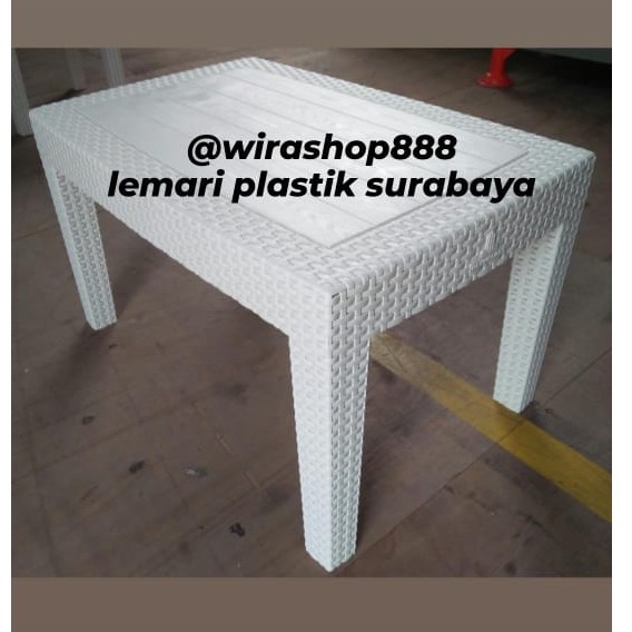 Meja Plastik Rotan Olymplast OST-R