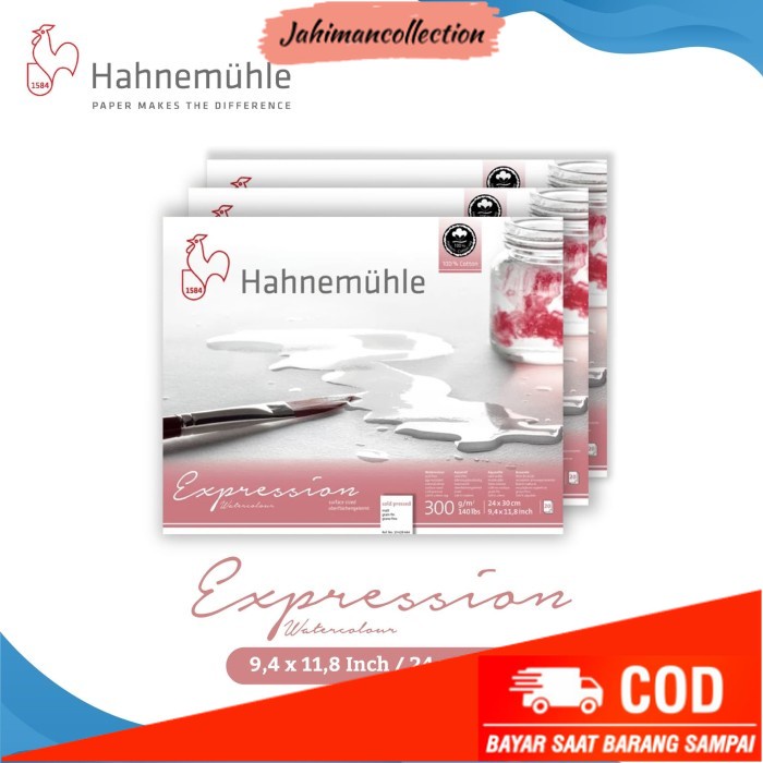 

✨ BISA COD ✨ Kertas Cat Air Hahnemuhle Expression 24x30cm Watercolor Blocks