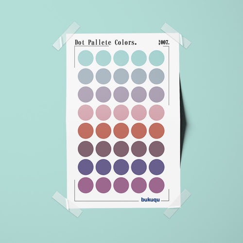 

Bukuqu Stiker Deco Dot Pallete Colors untuk Notebook, Planner