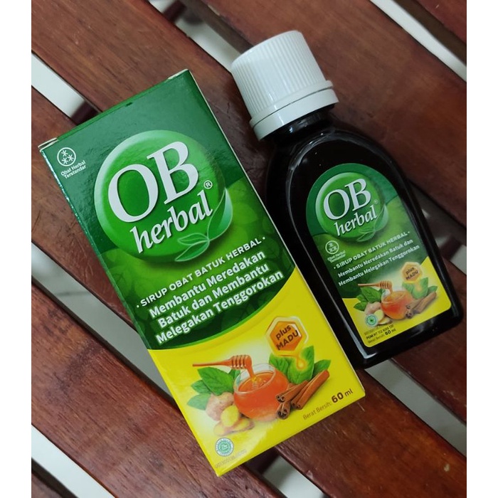 OB Herbal Dewasa sirup 60 ML / Meredakan batuk / Membantu melegakan tenggorokan