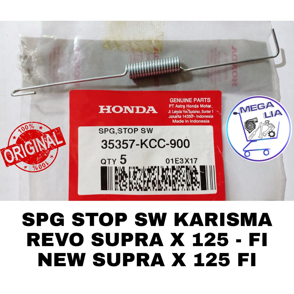 Pir Swicth Swit Rem SPG STOP SW Kharisma Karisma  Revo Supra X 125 -  F1 100% ORI HONDA 35357KCC900