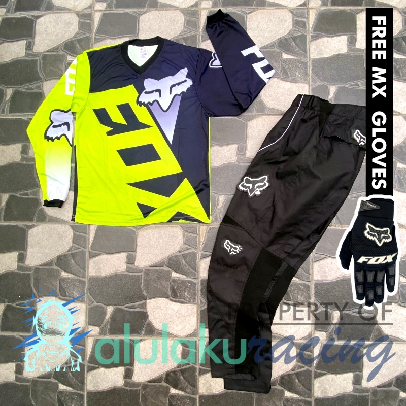 Jersey &amp; Celana MX Trail Motocross - Paket Bundling FOCT0401-F41