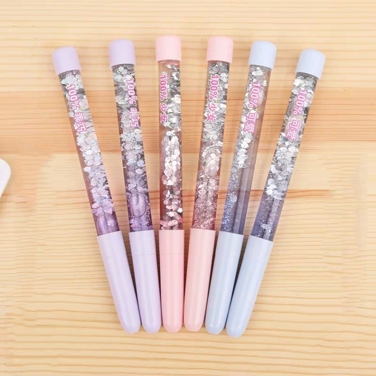 PGS AA41 pulpen gel glitter lucu imut / bolpen gel karakter | Shopee