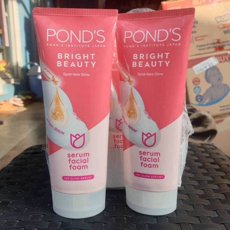 Jual PONDS BRIGHT BEAUTY FACIAL FOAM 100GR Indonesia|Shopee Indonesia