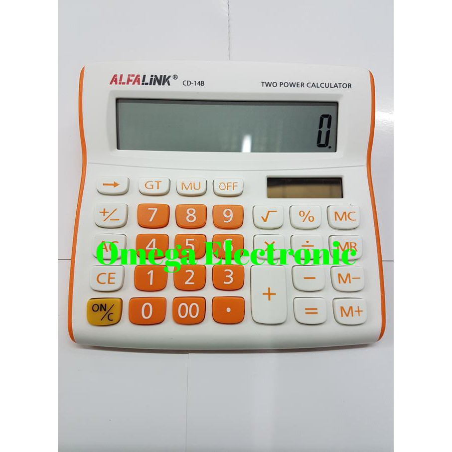 

Alfalink Cd-14B Calculator Desktop Kalkulator Meja Kantor Office Cd 14