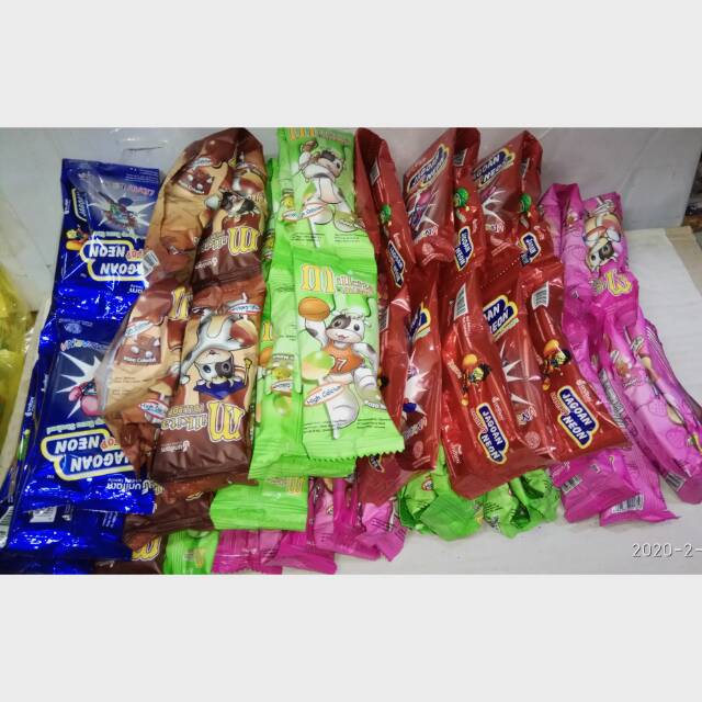 permen lolipop jagoan neon 12pcs