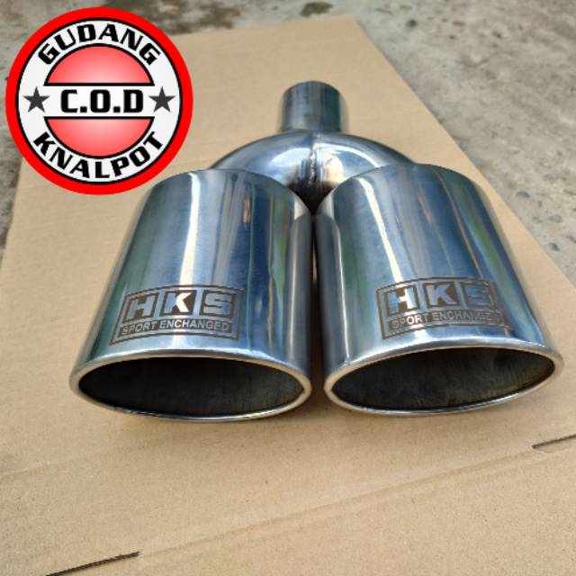 Knalpot HKS SUOS OVAL PICK UP, GRAND MAX, COLT, TRUK, BUS, ALL MOBIL
