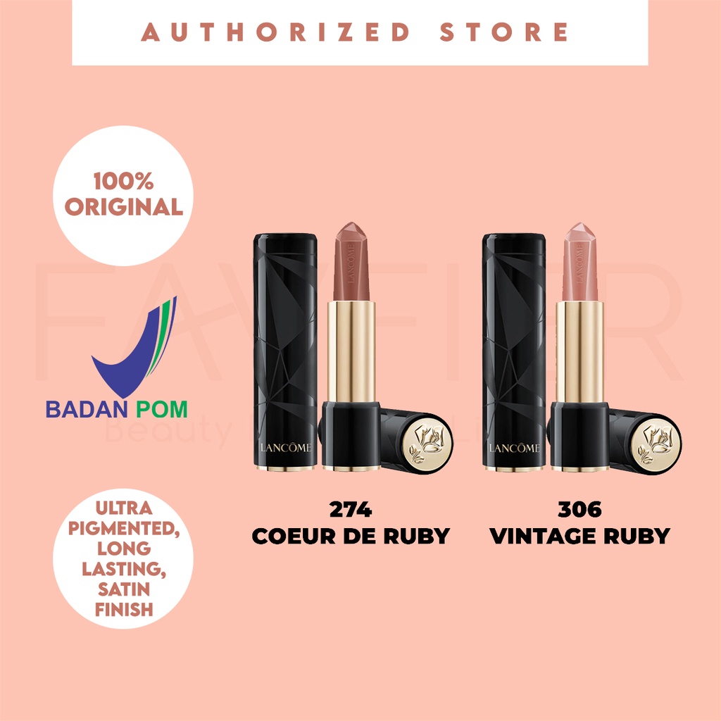 Lancome Lipstick L'Absolu Rouge Ruby Cream 3g