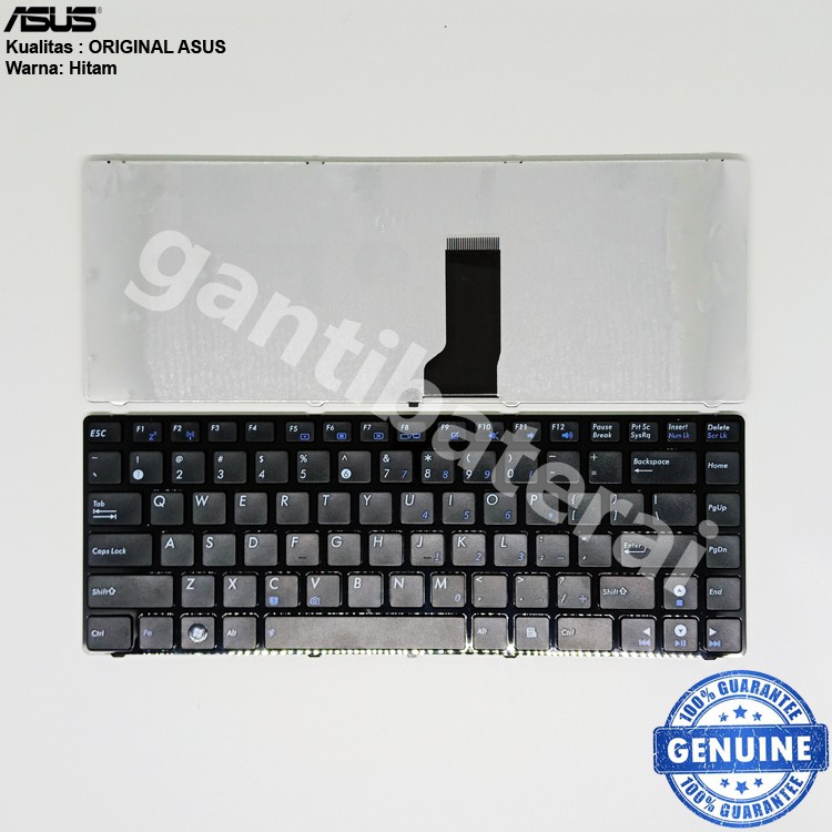 Keyboard Laptop Asus A43 A43E A43U A43SJ K43 K43SJ X43U A44H K42 frame