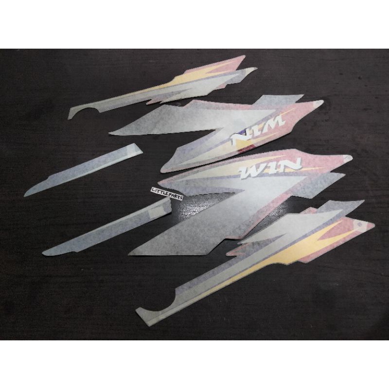 sticker stiker striping honda win 100 win100 2002 2004 detail original