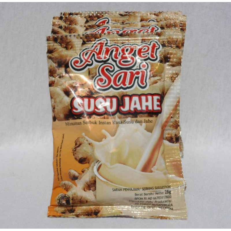 

Anget Sari Susu Jahe Minuman Serbuk [28gr x 10pcs]