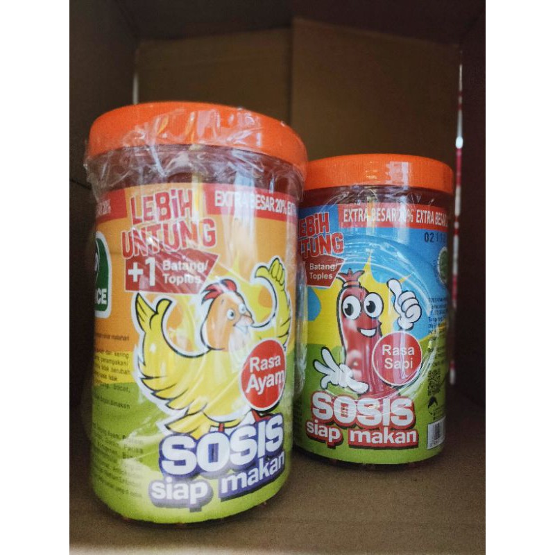 

Sosis Sonice siap makan 1 toples (24+1 x21gr)
