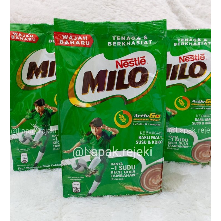 

Milo Activ Go Bubuk 1kg Malaysia / Milo 1kg Malaysia / Milo Nestle Energy Import Malaysia