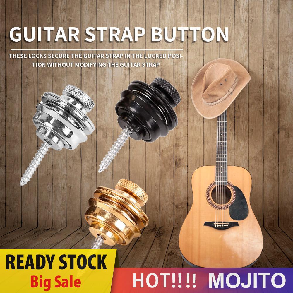 Strap Gitar Elektrik / Akustik / Bass Anti Slip Warna Emas