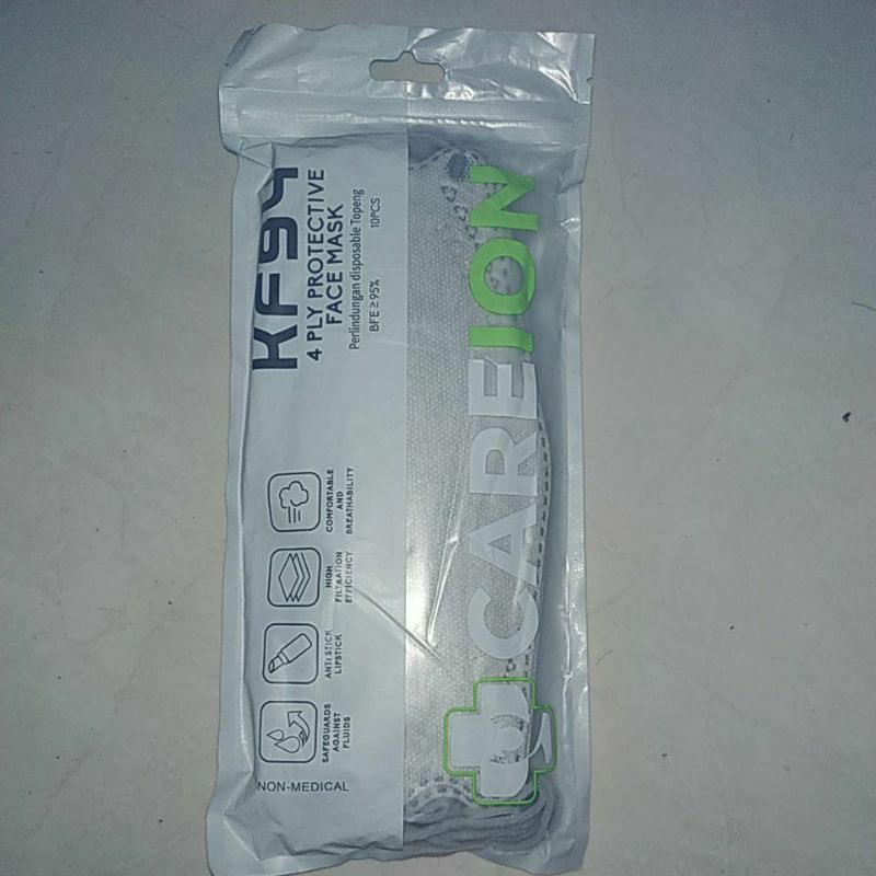 masker careion kf94 | silver