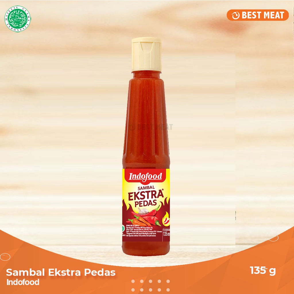 Jual Indofood Sambal Extra Pedas 135ml | Shopee Indonesia