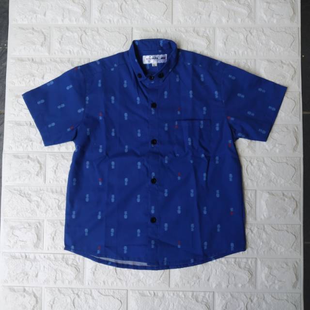 KEMEJA ANAK LAKI LAKI BAJU PAKAIAN ATASAN ANAK LAKI LAKI KEMEJA MOTIF ANAK KEREN TRANDY MURAH