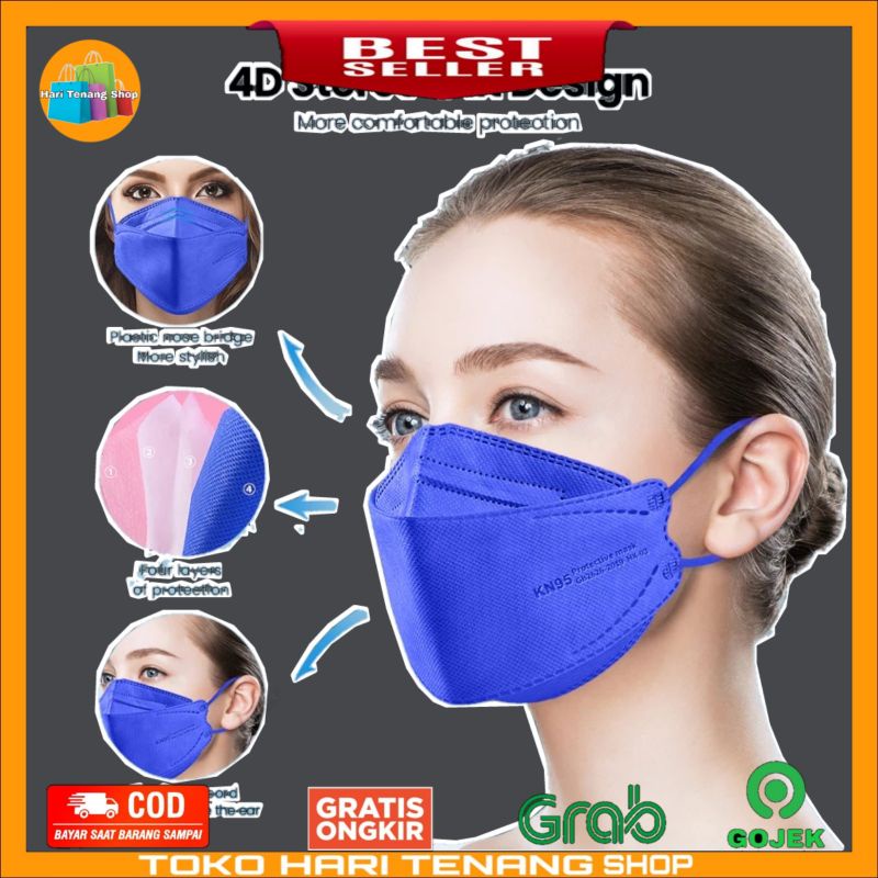 MASKER KF94 / MASKER KOREA / MASKER 4LAPIS / MASKER KESEHATAN/MASKER