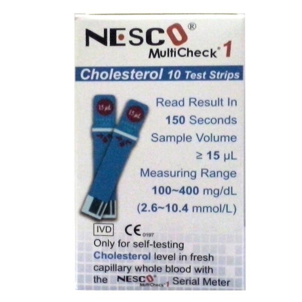 Strip Tes Darah Colesterol Nesco/Strip Kolesterol Nesco / Strip Cholesterol Nesco