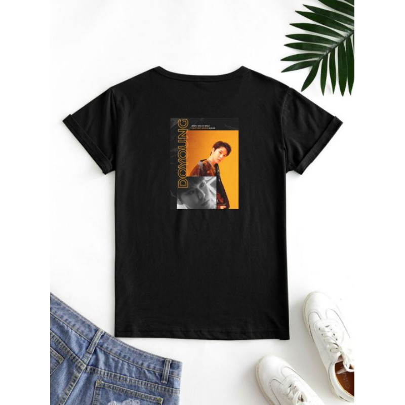 T Shirt NCT DOYOUNG KICK IT  Cotton Combed 24s Unisex / T Shirt Korea / Kaos Kpop / Kaos Kekinian