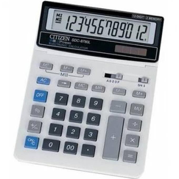 

CITIZEN SDC-8780LII DESKTOP CALCULATOR/KALKULATOR MEJA