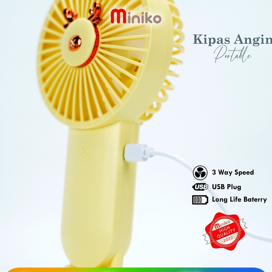 KIPAS ANGIN PORTABLE KARAKTER LUCU SQ2200