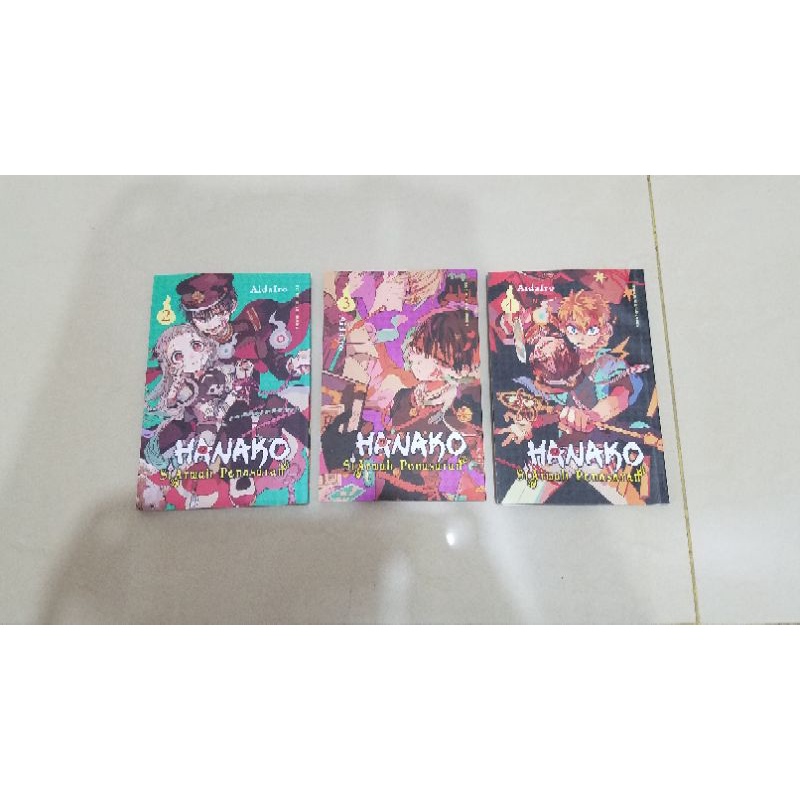 buku komik HANAKO SI ARWAH PENASARAN volume 2-4 original translate Indonesia 3 buku READY STOK DI JA